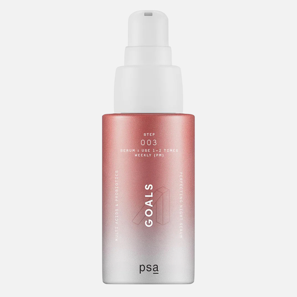 PSA GOALS Multi Acids & Probiotics Perfecting Night Serum Ночная мультикислотная сыворотка с пробиотиками, 30 мл