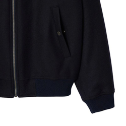Куртка теннисная Lacoste Zip-Up Padded Wool Aviator - navy blue
