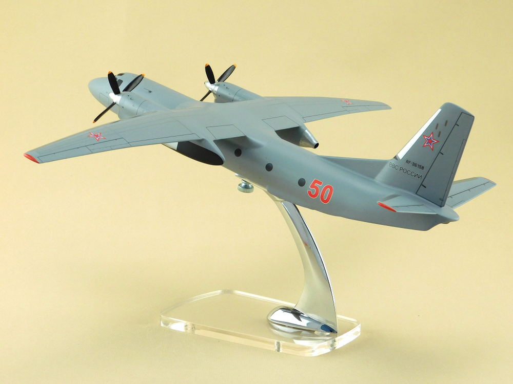 Модель самолета Ан-26 (М1:72, ВКС России, RF-36158, 50, Серый)