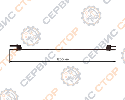 Прут одиночный к картофелекопалке Z-609