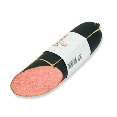 Колбаса салями сервелат "Финский Новый" варёно-копчёная первого сорта, Гродненский мясокомбинат, Беларусь