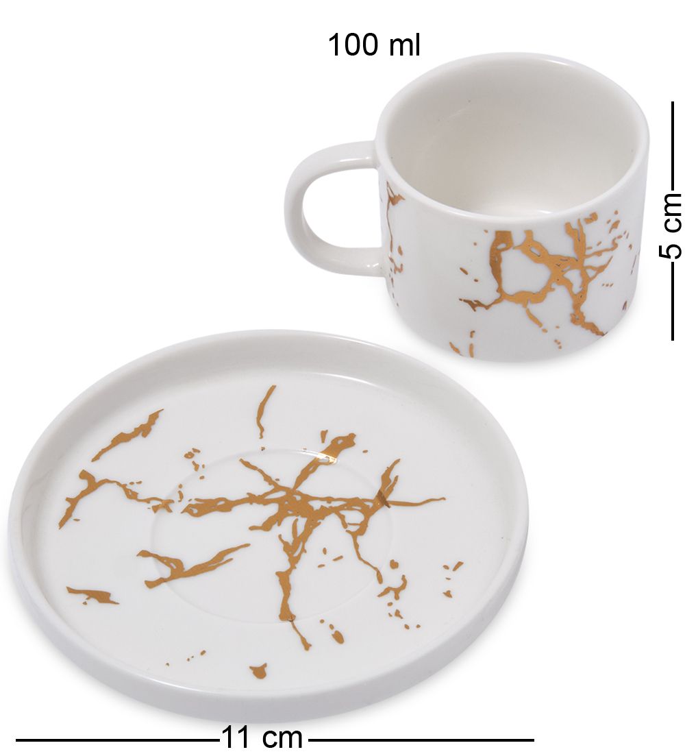 GAEM Art MUG-436/4 Набор из 6 чайных пар