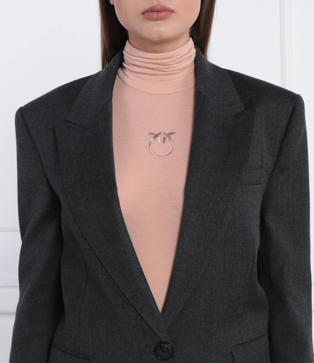 Хлопковый пиджак Pinko - графитовый(102481 A1B3)