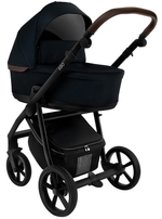 Детская коляска Roan Esso 3 в 1 с автокреслом Pituso Baesa Pro Black ESS111/1 Caviar/Black