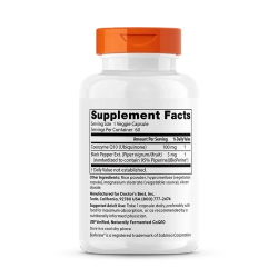 High Absorption CoQ10 with BioPerine 100 мг, 60 капсул Doctors Best