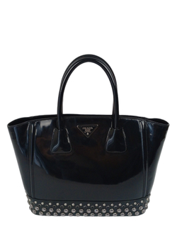 Сумка Prada Spazzolato Crystal Studded Tote Nero Black