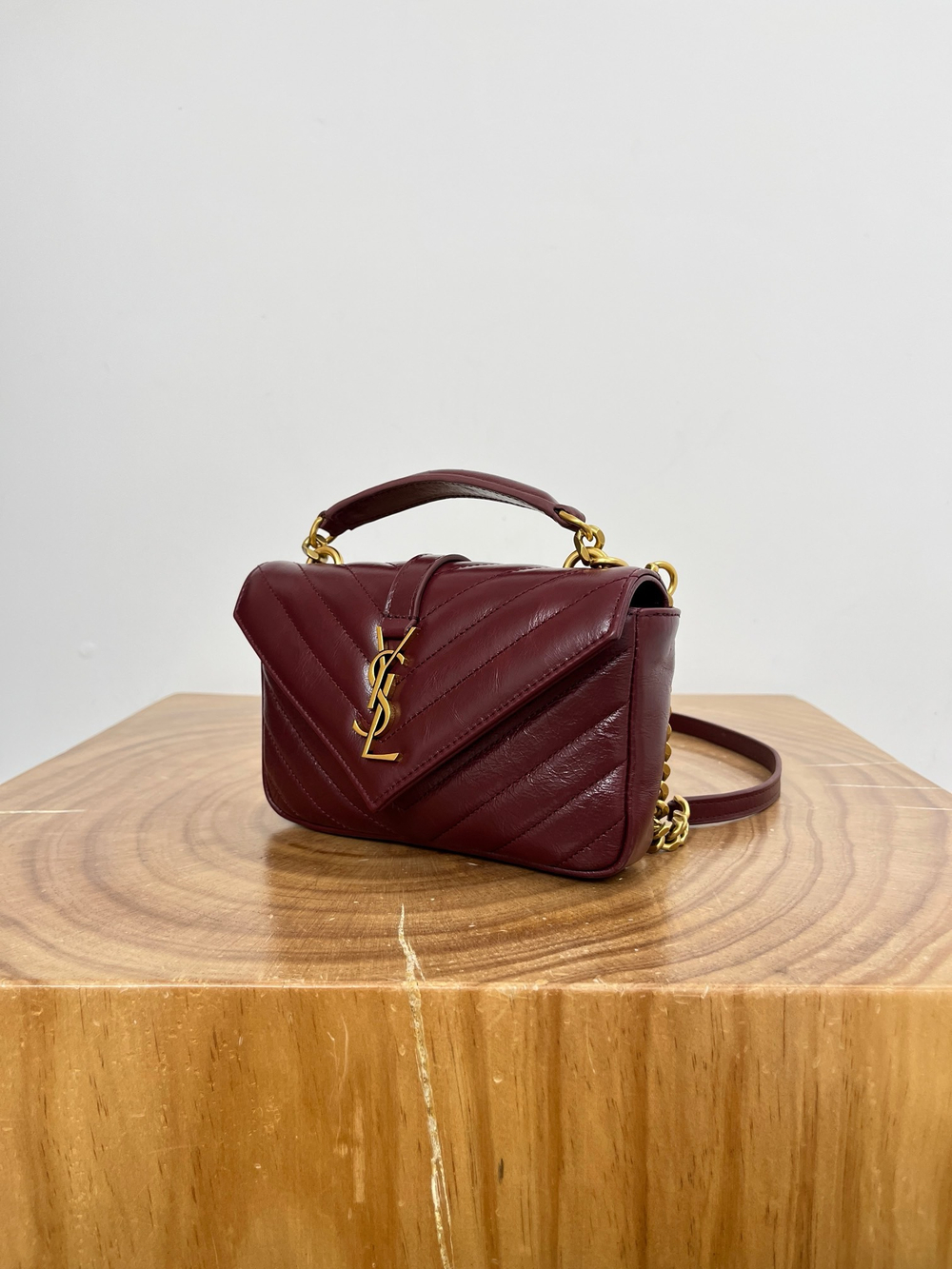 Saint Laurent College Mini Chain Bag