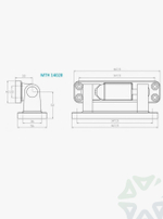 Петля распашной двери холодильной камеры МТН 14028