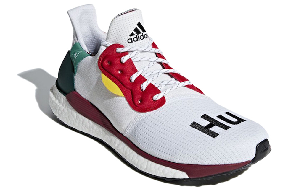 Pharrell Williams X Adidas Solar Glide White Hyper Sneakers
