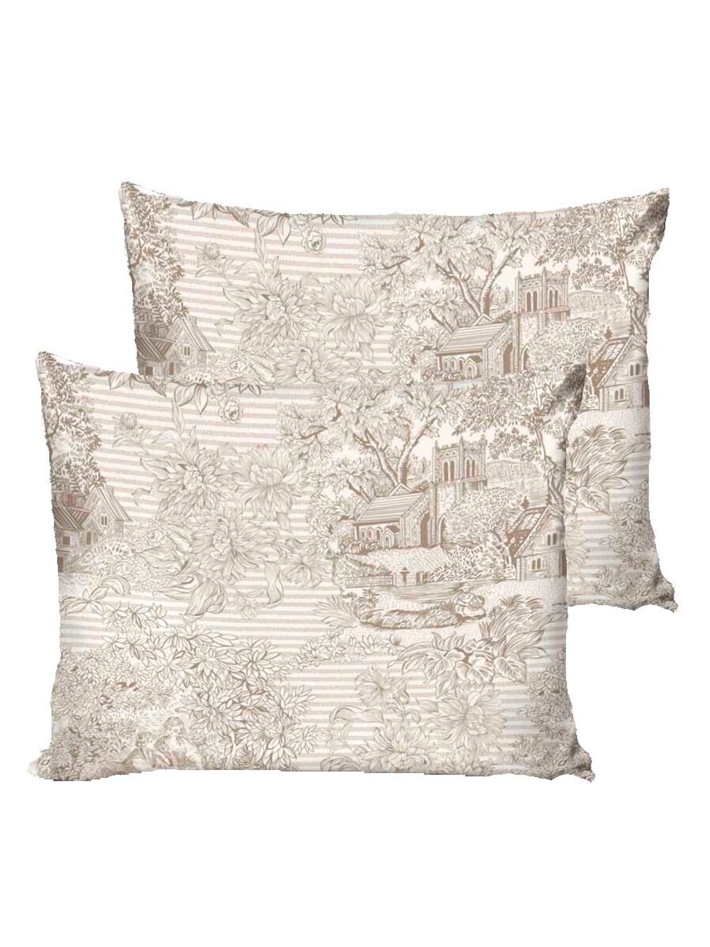 Наволочка комплект 2шт перкаль Сказка "Пастораль" 50x70 см на молнии