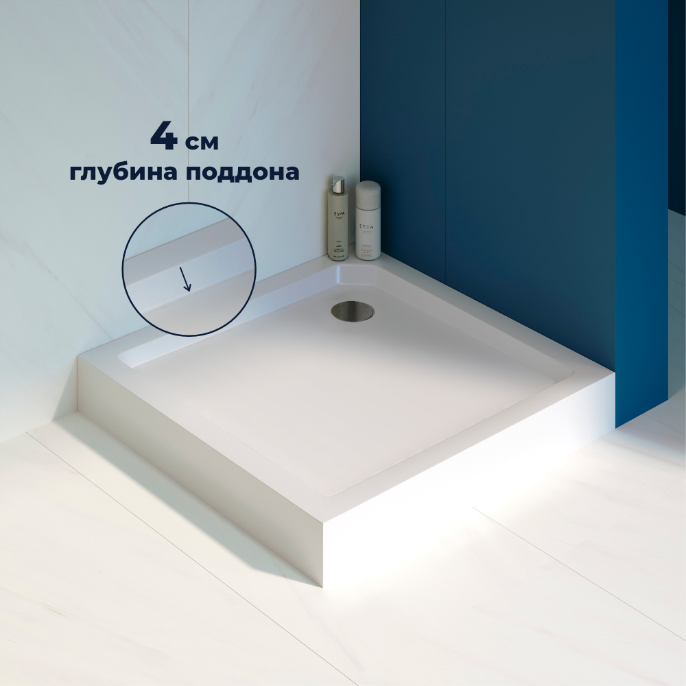 Душевой поддон RGW SMC-C-088W (800x800)