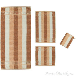 Полотенце 80х150 Cawo Noblesse 1011 Frottier бежевое