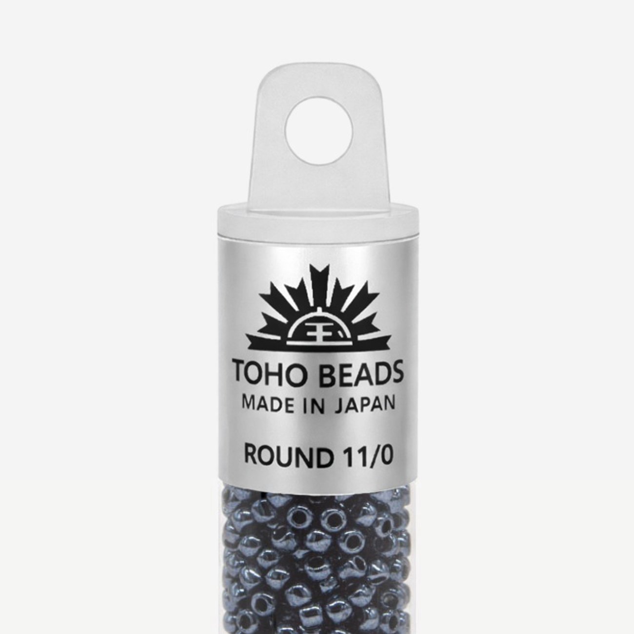 Японский бисер TOHO Round 11/0 (№81), металлизированный, непрозрачный глянцевый