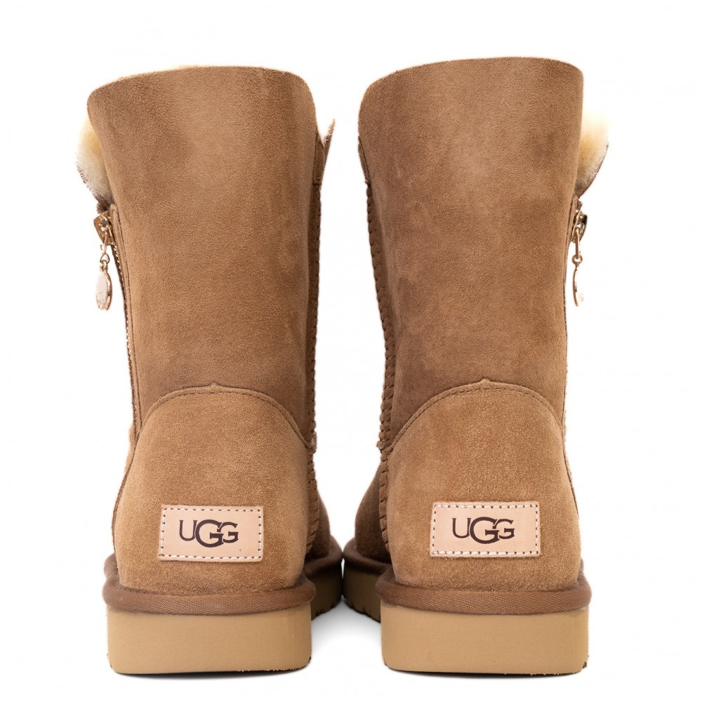UGG Bailey Zip Short Chestnut