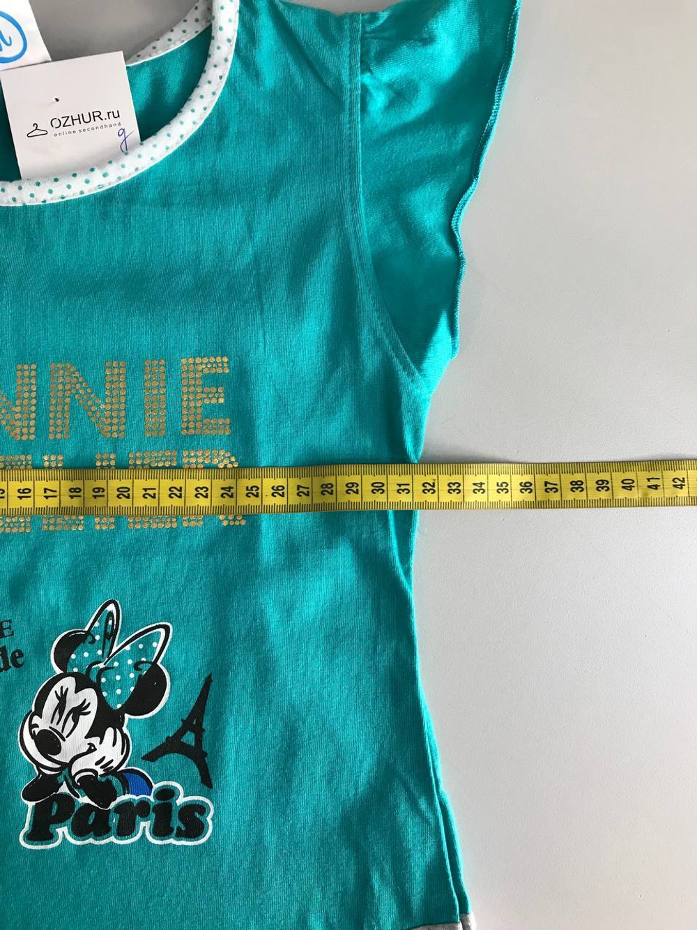 Футболка для модной девочки, визуально на 6 лет