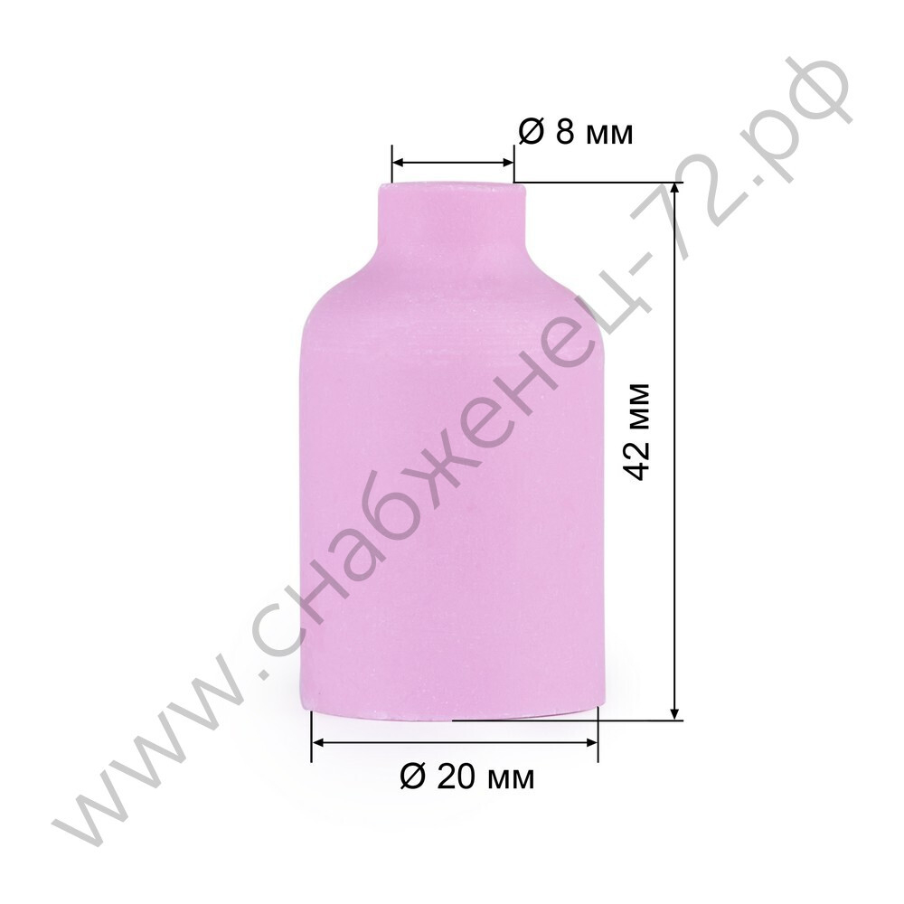 FoxWeld Сопло керам. 8,0мм № 5 газ.линза (701.0421/ТС0032, 42мм, пр-во FoxWeld/КНР)