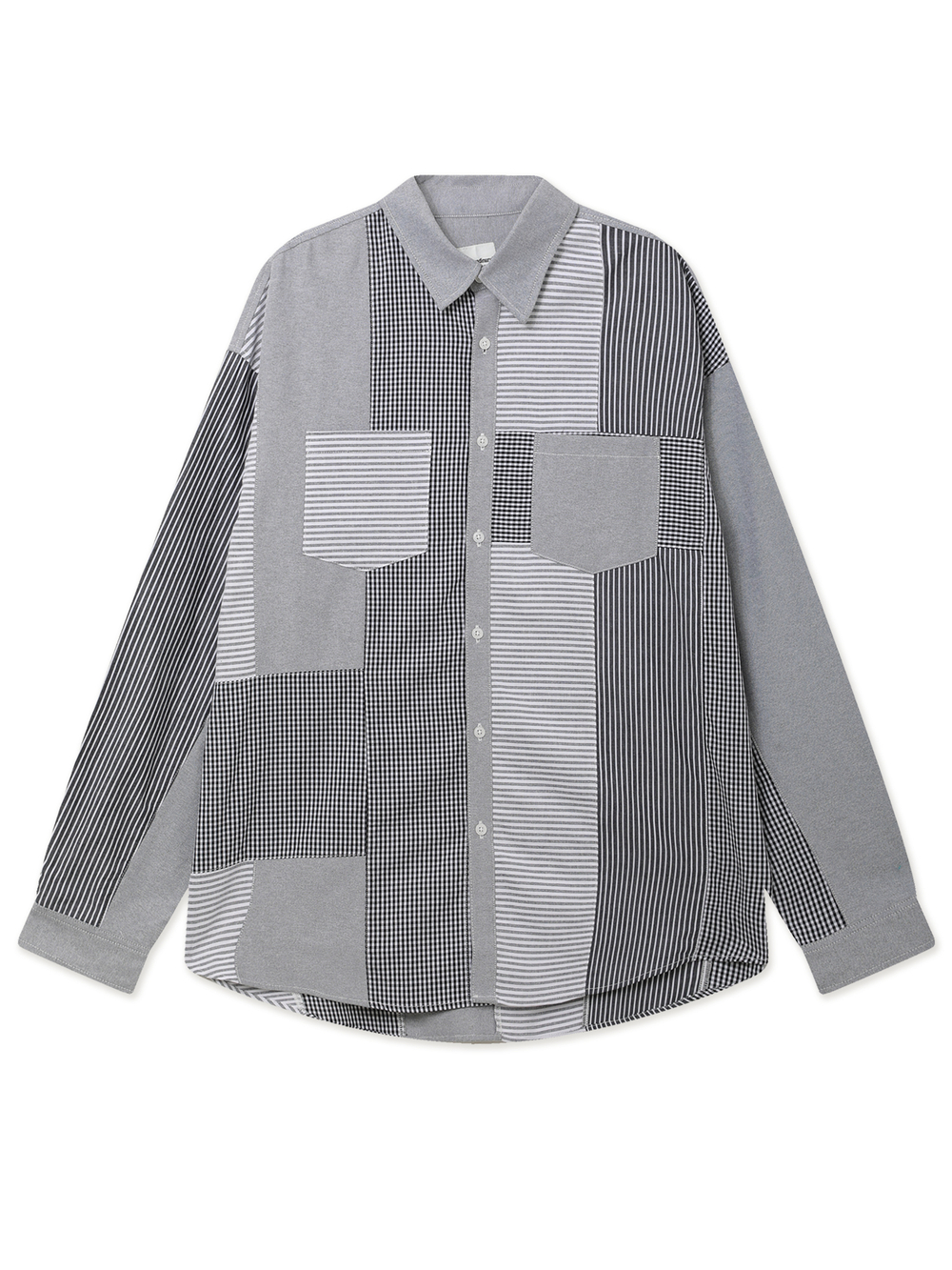 Мужская Рубашка Patchwork