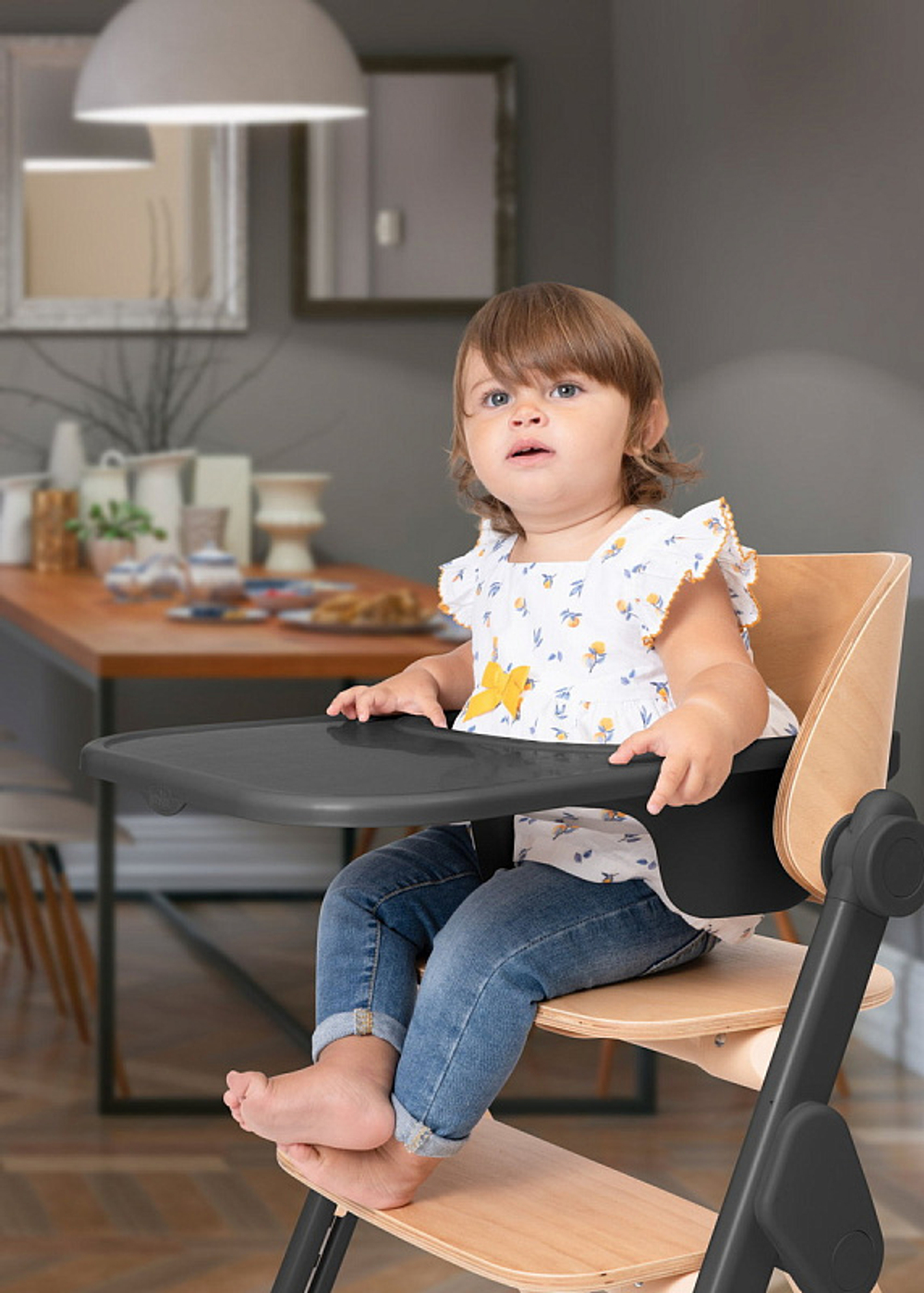 Стульчик для кормления Chicco Meraviglia растущий Ebony-черный