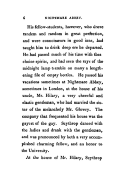 Nightmare abbey | Peacock Thomas Love