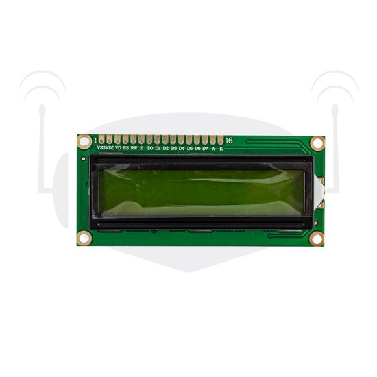 Дисплей 1602 без I2C зеленый
