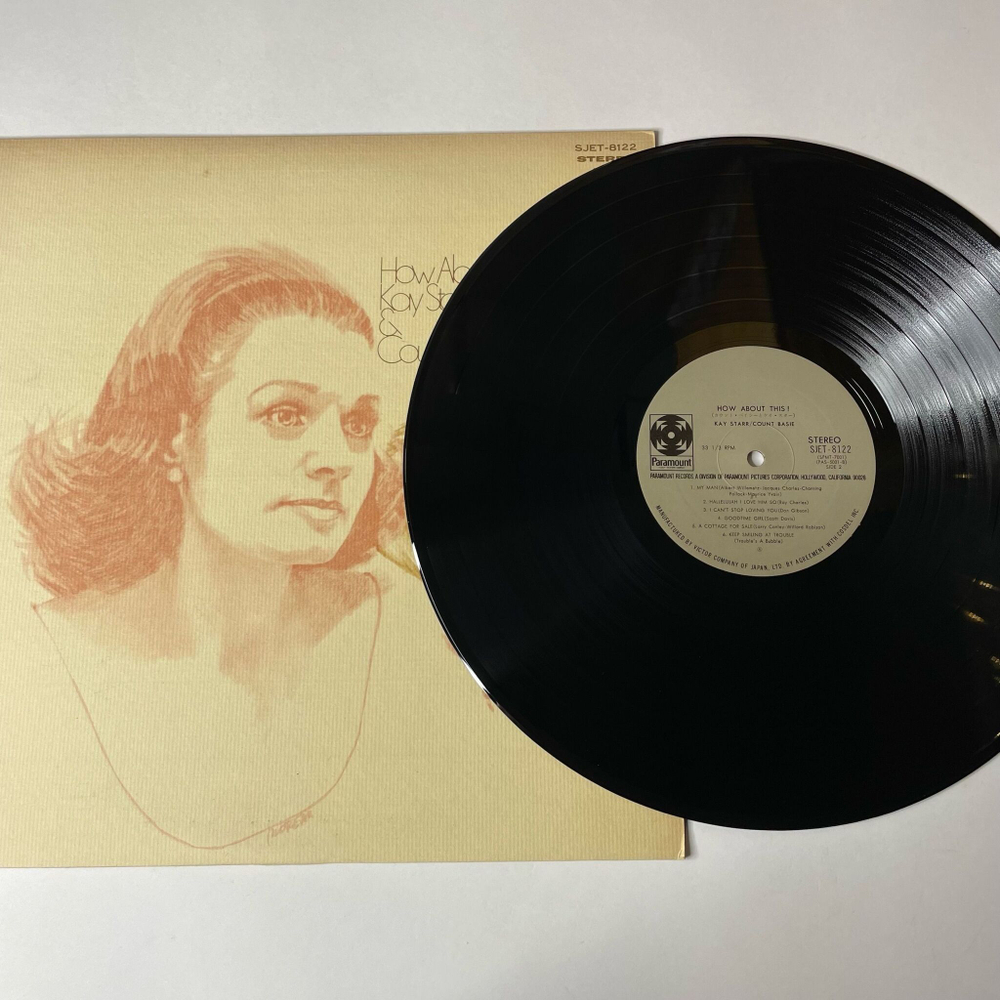 Винтажная виниловая пластинка LP Kay Starr and Count Basie How About This (Japan 1968) (No Obi)