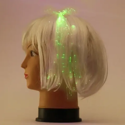 Прядь для волос светящаяся «Богиня ярких красок» , зелёный