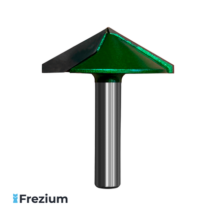 V-образная фреза по дереву (40x8x9 120 градусов)