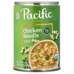 Pacific Foods, органический куриный суп с лапшой, 458 г (16,1 унции)