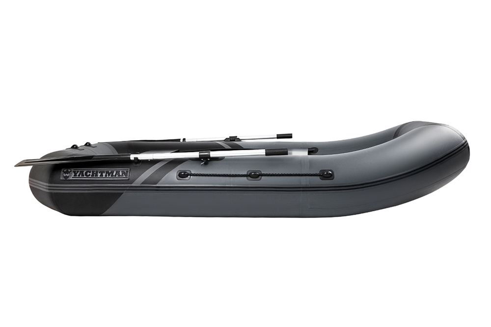 YACHTMAN-260 М (Яхтман) графит-черный (лодка ПВХ с усилением)