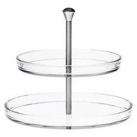 Этажерка 2-х ярусная d=22/27 см. h=23 см. Палладио Borgonovo