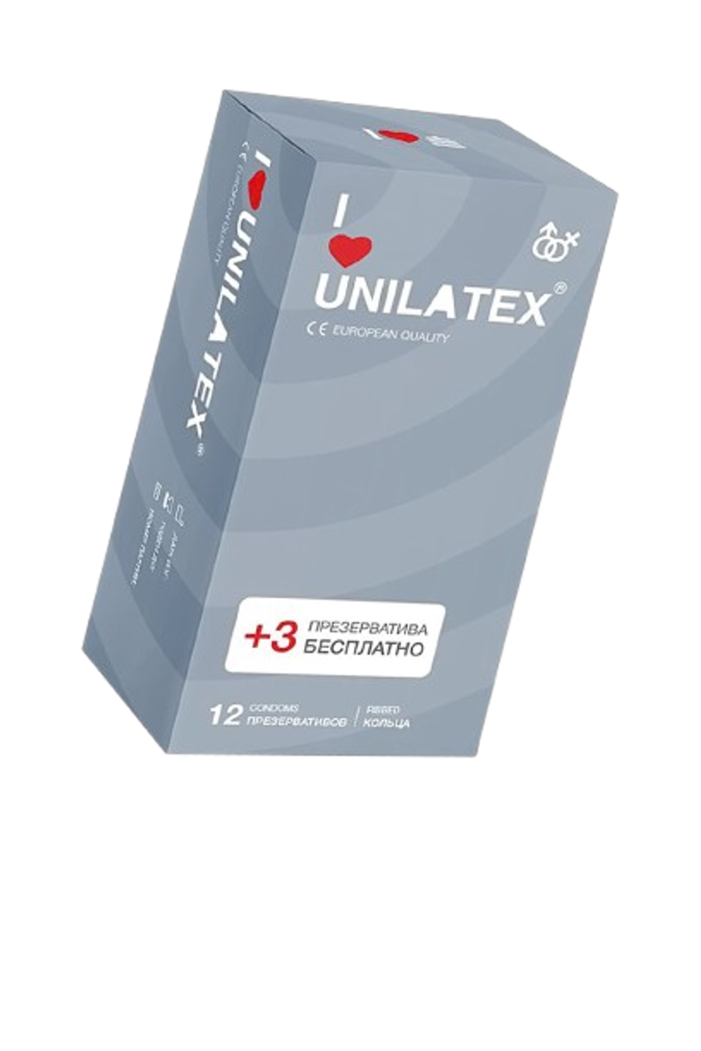 Ребристые презервативы Unilatex Ribbed