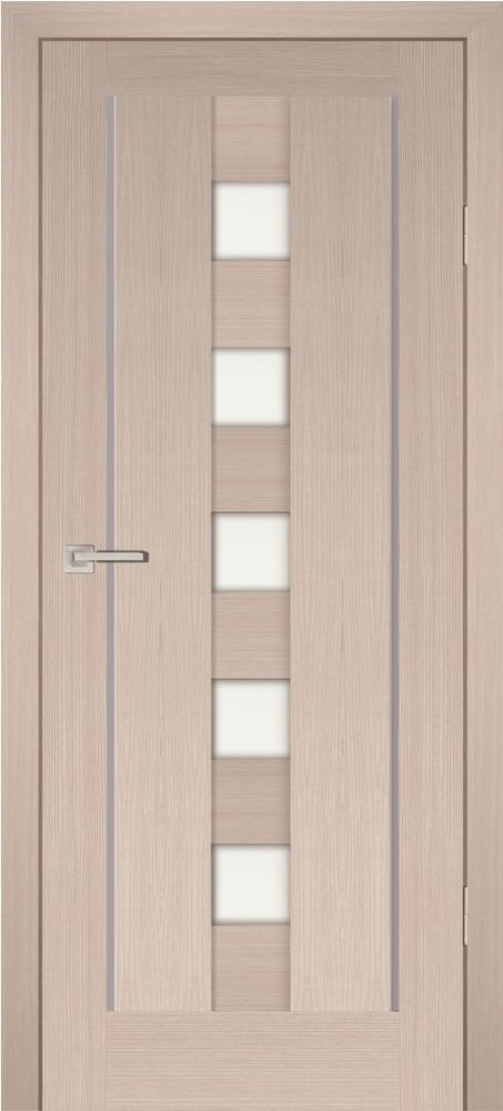 Дверь PS-34 / Цвет Капучино Мелинга / белый сатинат / Двери PROFILO PORTE