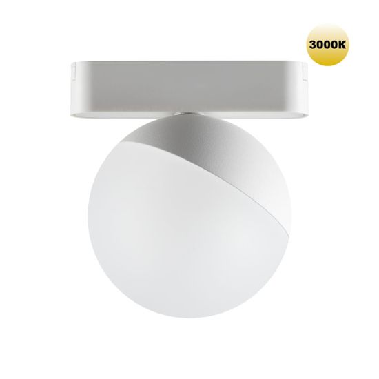 359263 SHINO NT23 194 белый Трековый светильник для низковольтного шинопровода IP20 LED 10W 48V 800Лм 3000К SMAL