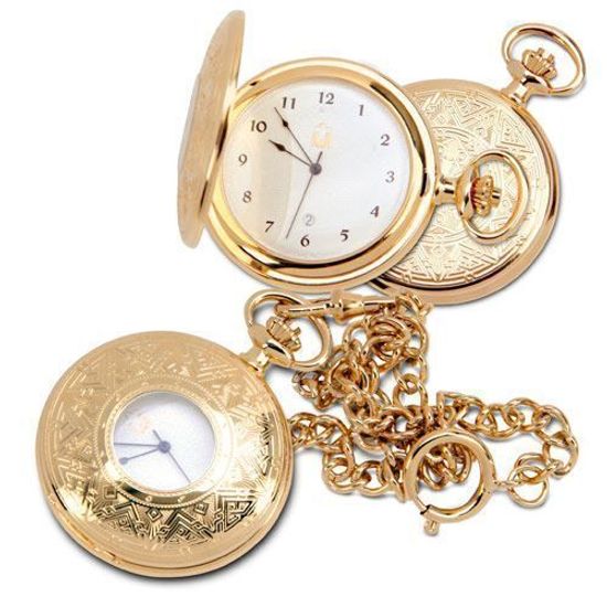 Карманные позолоченные часы "Звезда Востока"