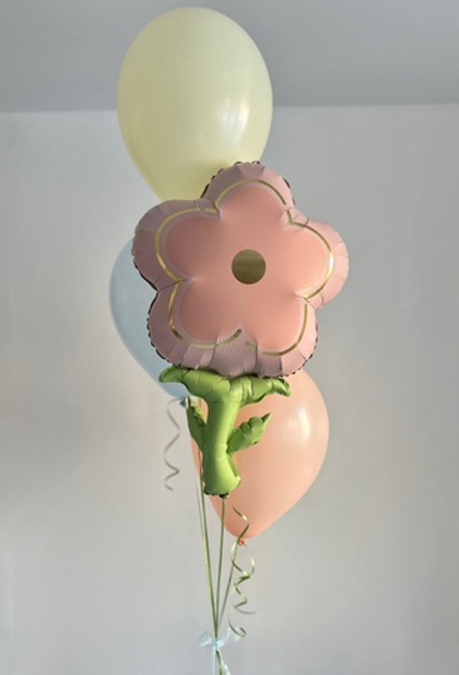 Воздушные гелиевые шарики с доставкой по Хабаровску цветок №4857