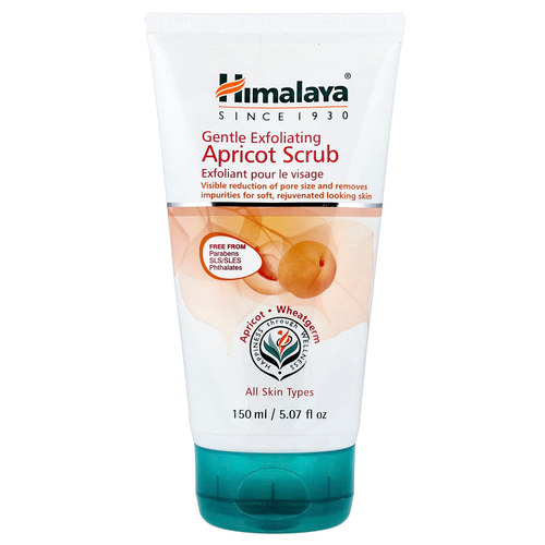 Himalaya, Нежный отшелушивающий абрикосовый скраб, для всех типов кожи, 150 мл (5,07 жидк. унц.)