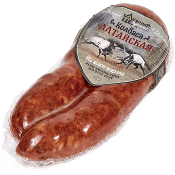 Колбаса "Алтайская" из мяса Марала варено-копченая