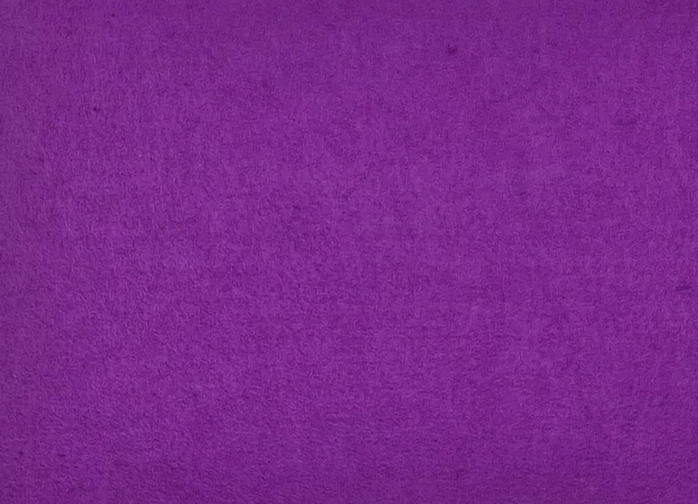 Фетр жёсткий, толщина 1 мм, 141 гр/м2, ш. 85 см, фиолетовый