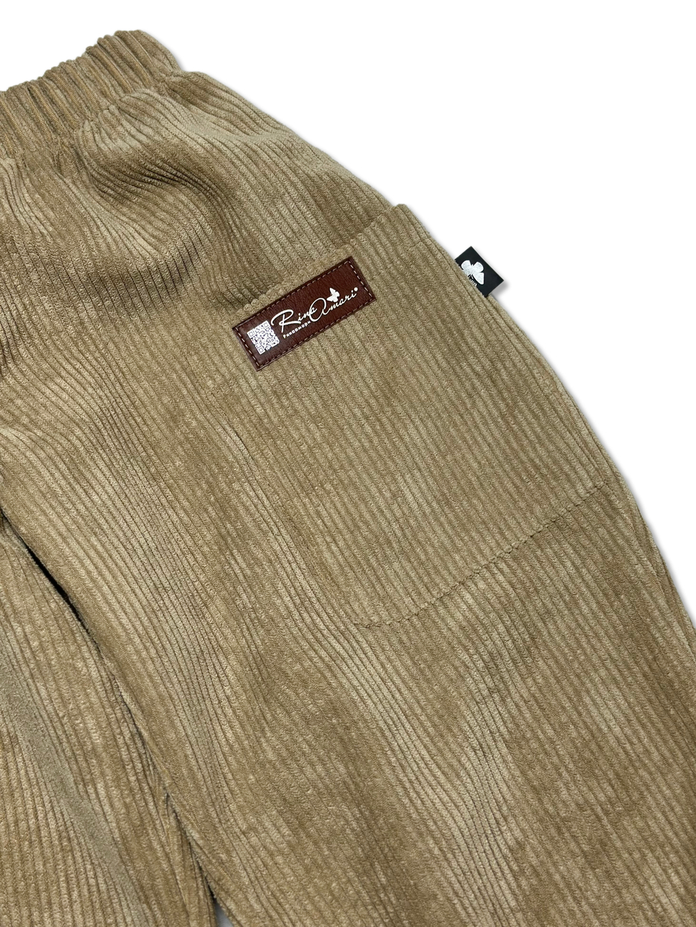 Вельветовые брюки-шаровары Светлый Кофе