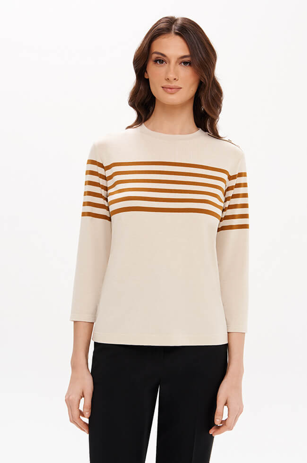 23353 Лонгслив женский (бежевый)