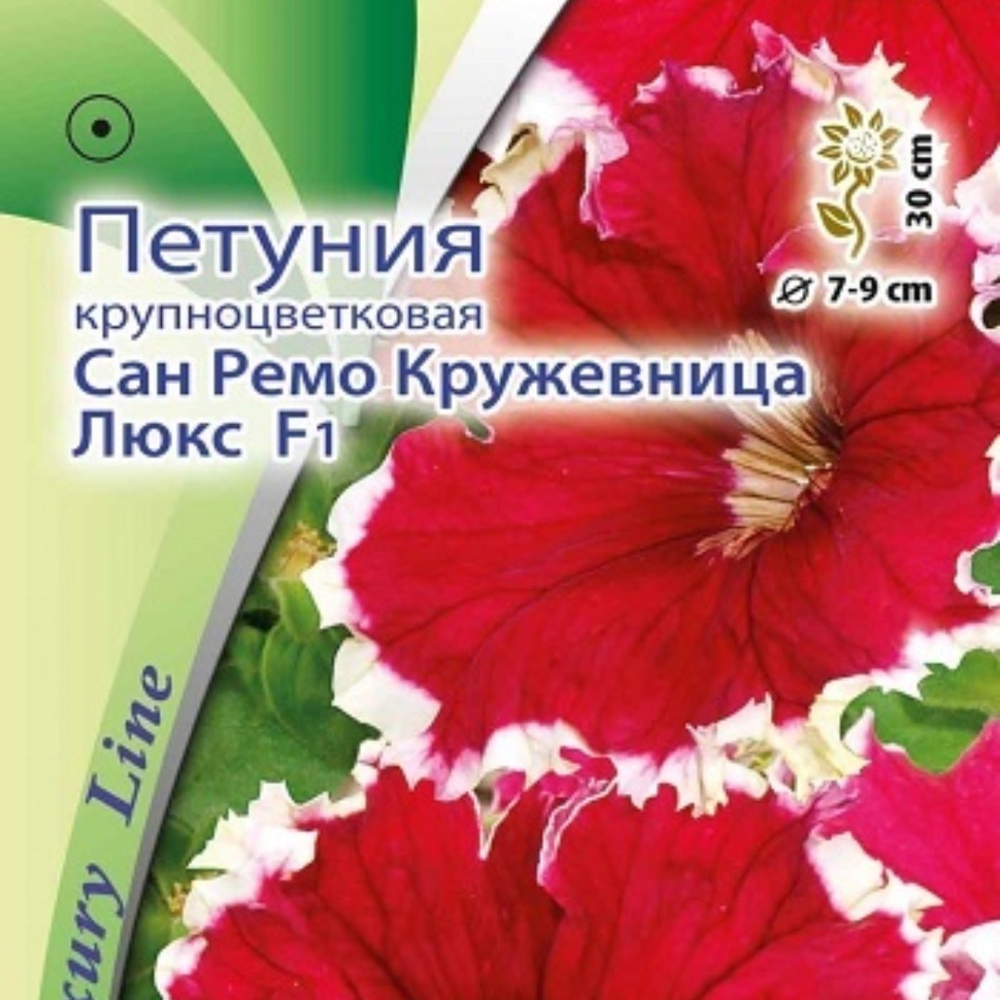 Петуния крупноцветковая Сан Ремо Кружевница Люкс F1