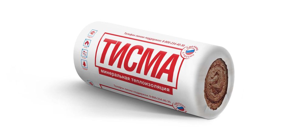 Утеплитель ТИСМА 8300x1200x50 19,9 м2