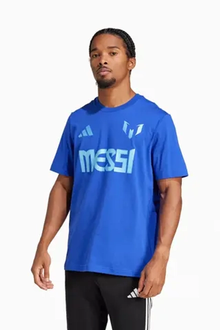 Футболка adidas Messi Name and Number Graphic - синий