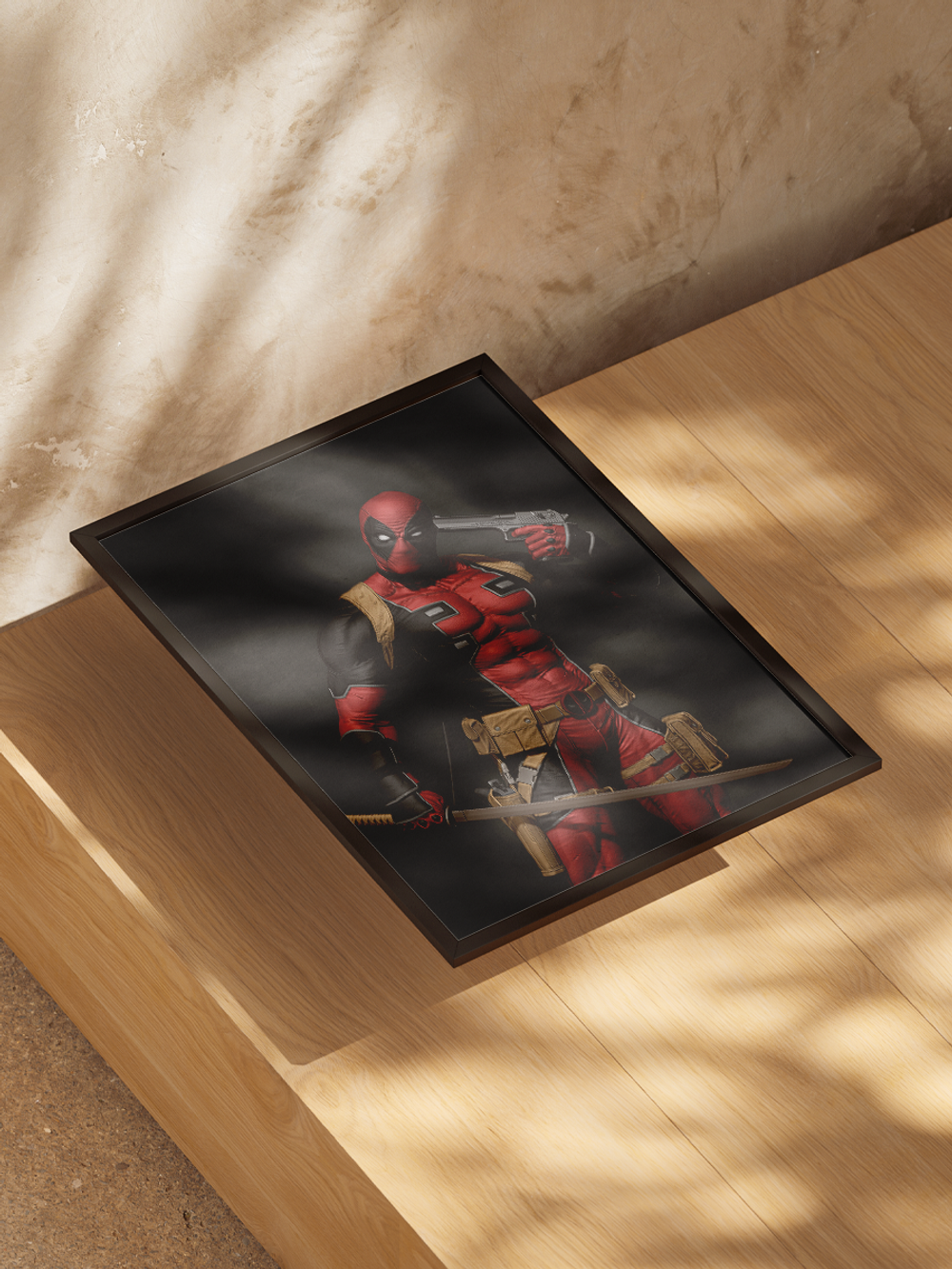 Постер плакат Выстрел В Голову Deadpool Дэдпул