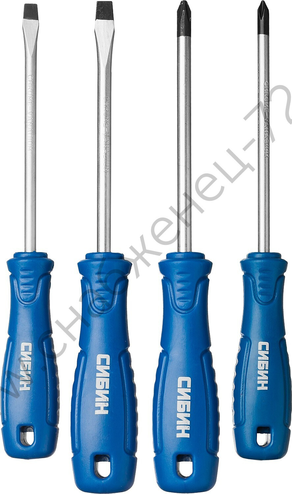 СИБИН 4 предм., Набор отверток (25084)