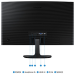 Монитор 24" Samsung LS24D364GAIXCI черный