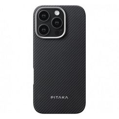 Чехол Pitaka Ultra-Slim Case для iPhone 16 Pro Black/Grey (KI1601PA)
