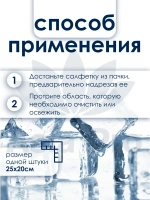 Охлаждающие японские салфетки-дезодорант с ментолом