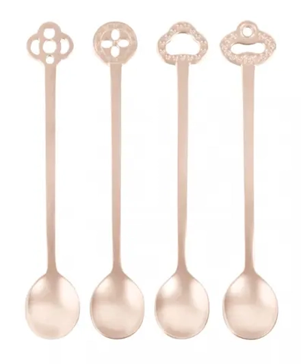 Sambonet Набор из 4 антикварных ложек для шампанского Oriental Party
