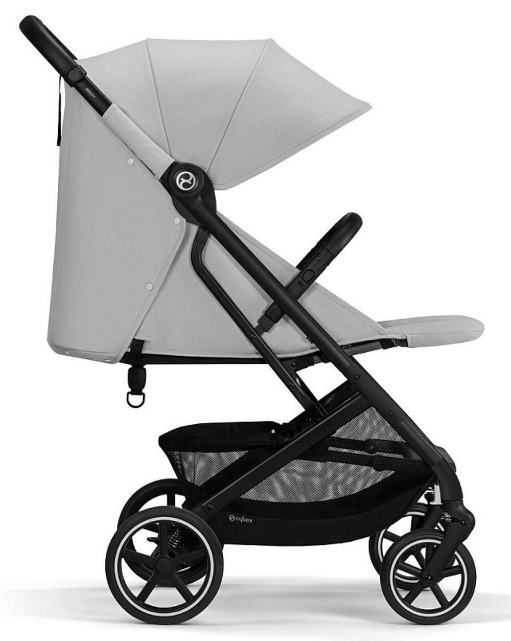 Прогулочная коляска Cybex Beezy 2024 Fog Grey с дождевиком и бампером